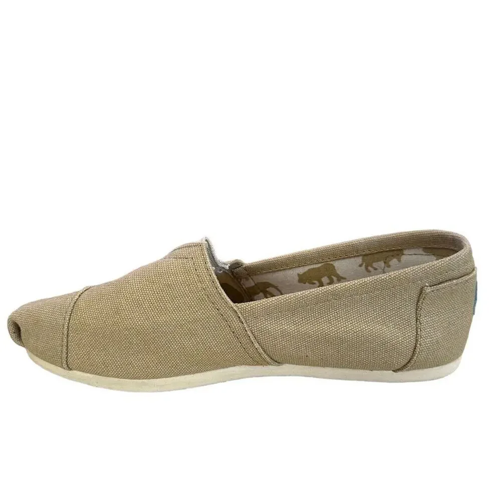 TOMS Women's‎ Alpargata Slip-On Shoes Beige Size 8 Casual Flats - Picture 6 of 12
